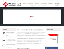 Tablet Screenshot of prestigetelephonie.fr